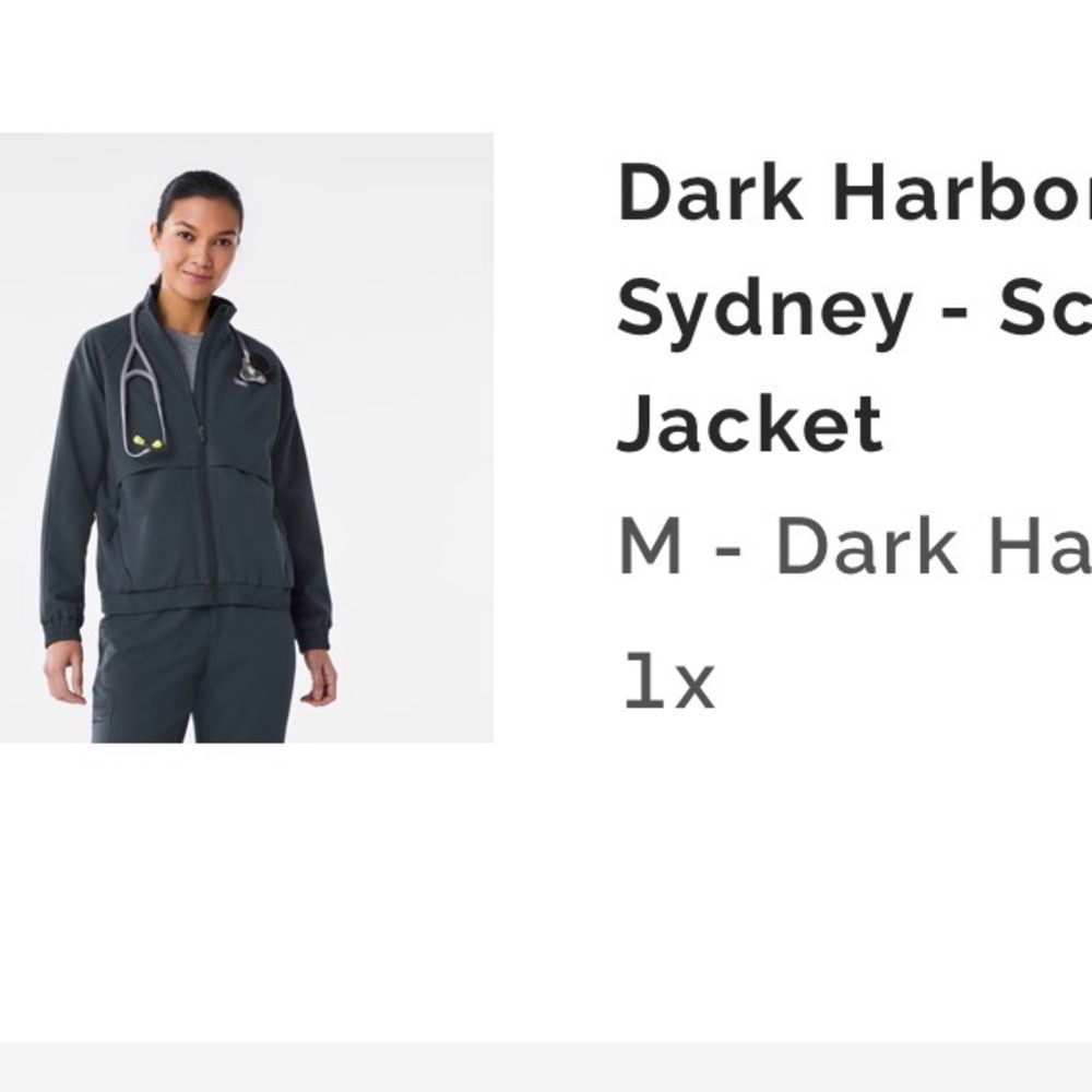 Dark Harbor - Sydney Figs Technical Collection Jacket - Picture 7 of 7